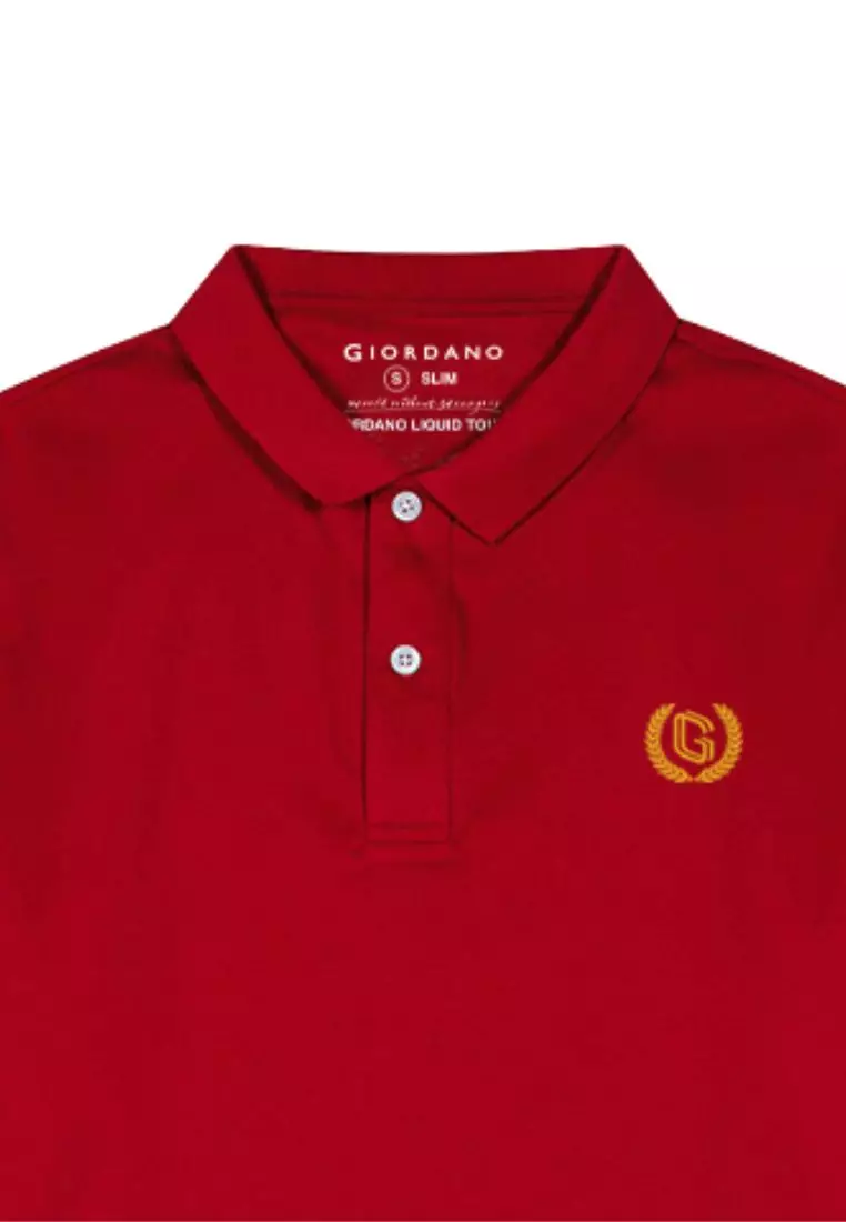 Buy Giordano Giordano Men Liquid Touch Slim Fit Polo 2025 Online - Main Image