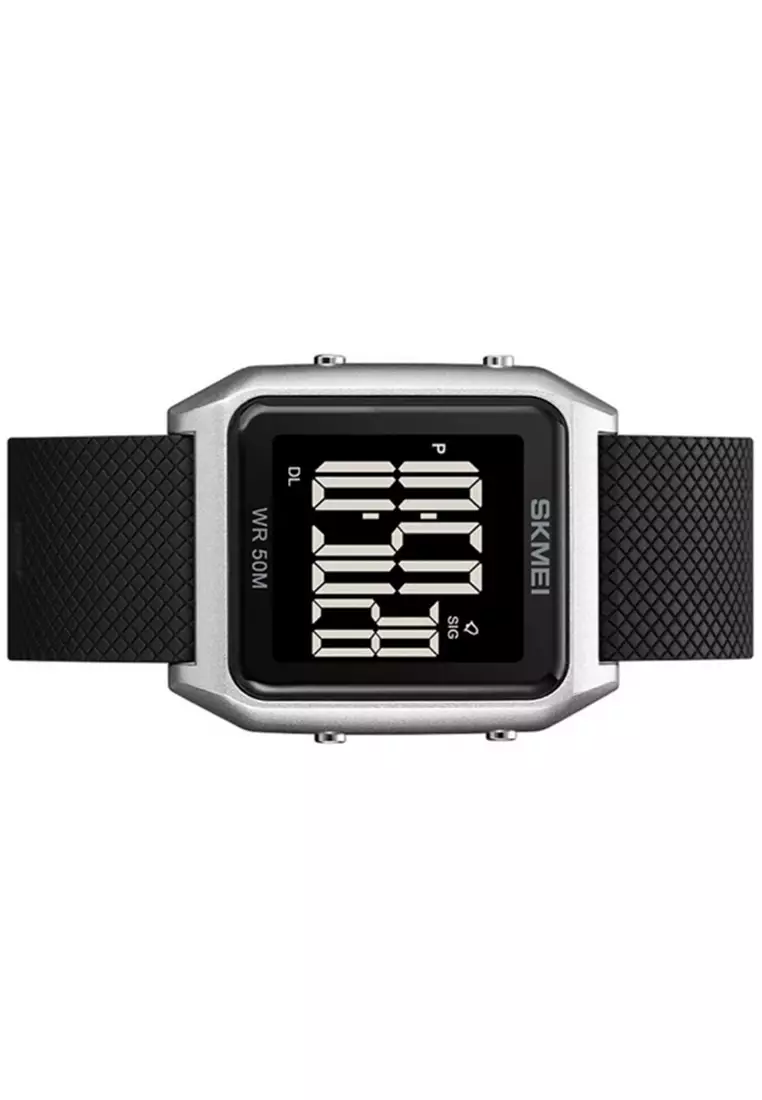 Jam Tangan Pria Digital Waterproof Many Function Strap Tali Material Silicone IR20 ORIGINAL