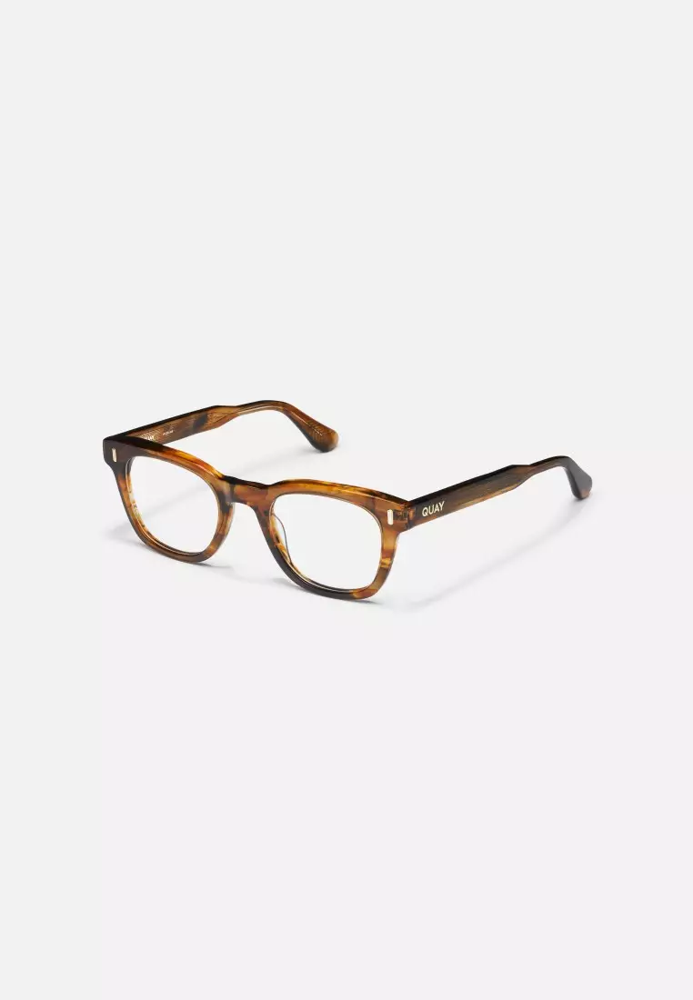 QUAY Your Honor Optical Eyeglasses - Coffee Swirl