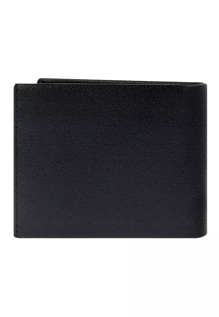 Crossing Elite Bi-fold Leather Wallet [12 Card Slots] RFID - Black