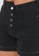 UniqTee black Front Button Denim Shorts 8472CAA47DF695GS_3