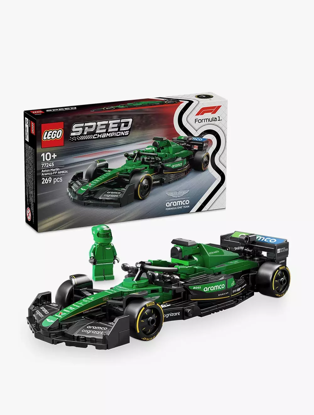 LEGO® Speed Champions Aston Martin Aramco F1® AMR24 Race Car - 77245