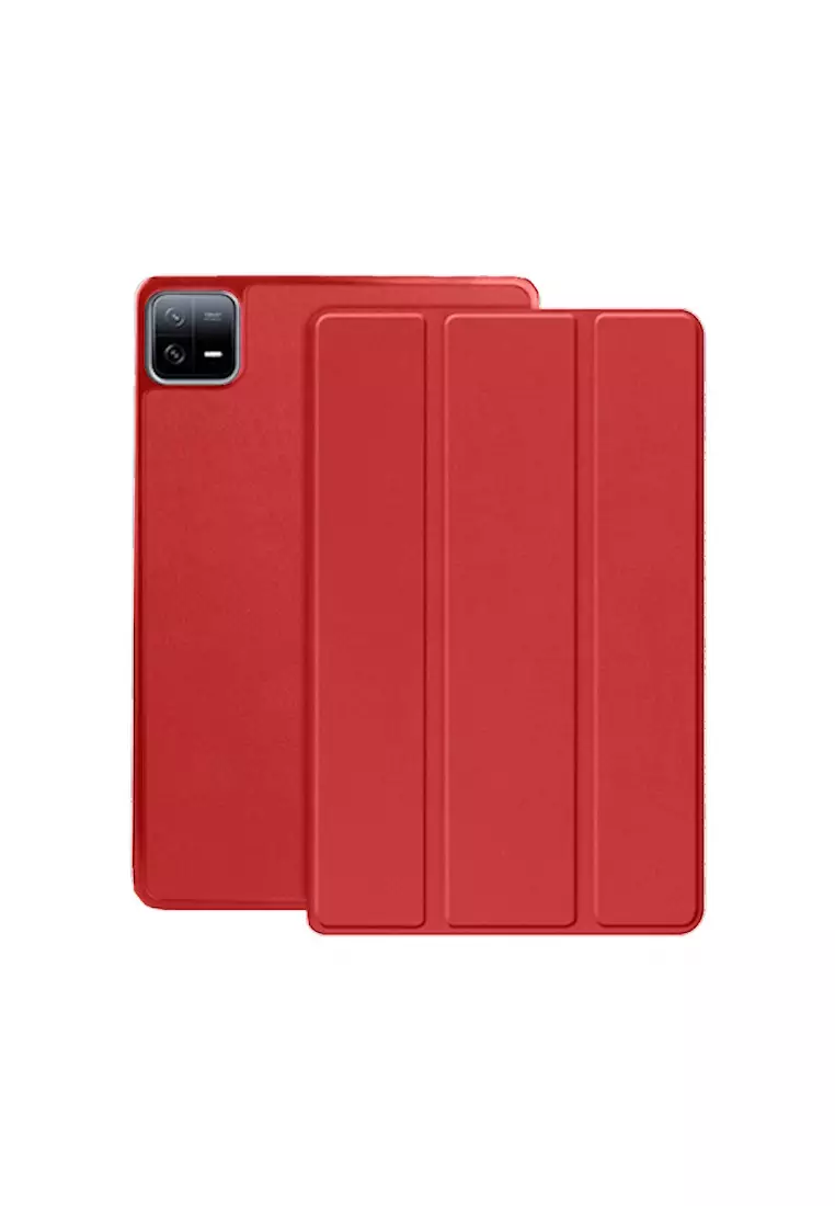 Buy MobileHub Xiaomi Pad 6 Smart Case Cover with Pen Holder (Red) Mipad 6  2024 Online