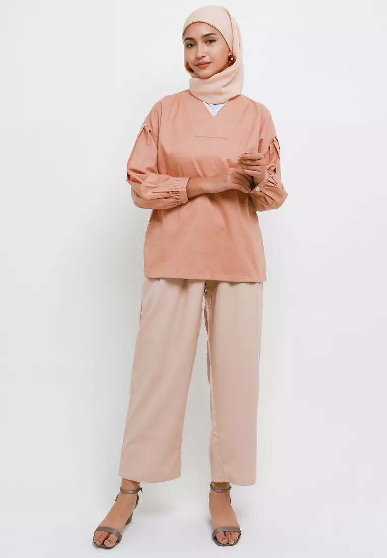 MFMW Dilleta Blouse Coklat