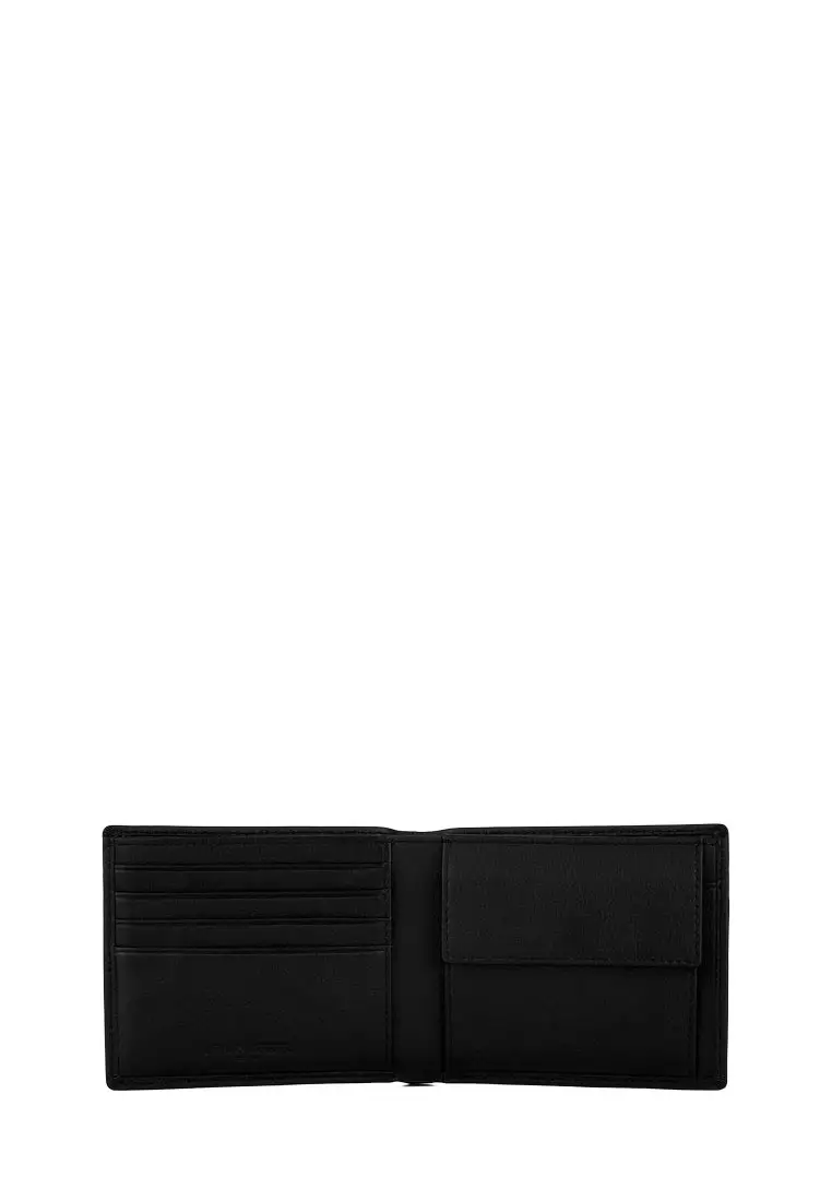 Stitch Bifold Wallet With Coin Compartment