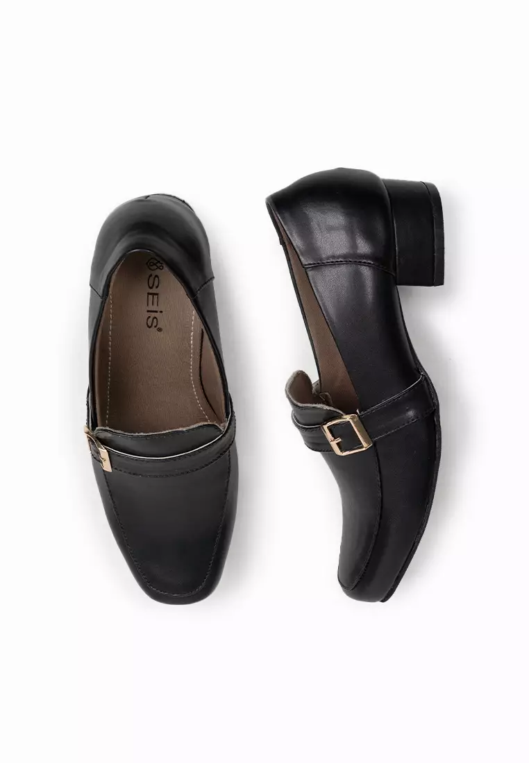 SEIS Loren Sepatu Wanita Heels 3 cm- BLACK