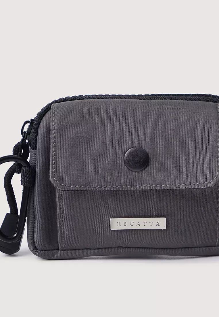 Compact Coin Purse With Carabiner