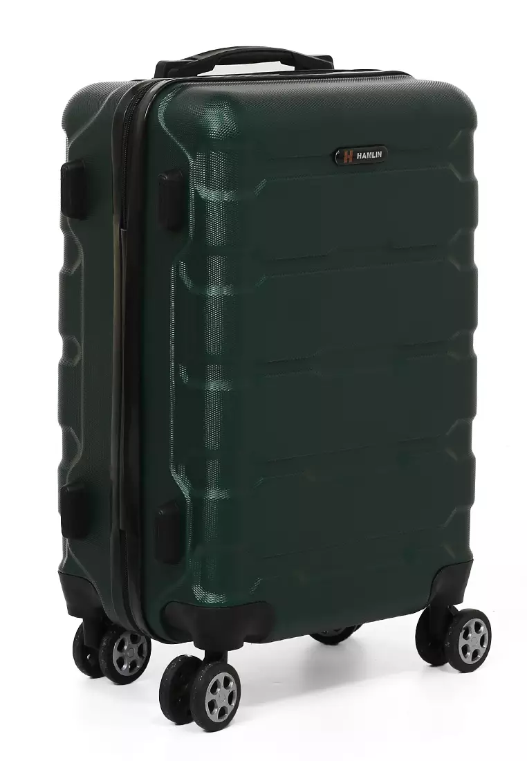 Carlton Koper Hardcase Unisex Size 20 Inch Tas Travel Combination Lock Large Compartment Material ABS+PVC Coated ORIGINAL - Green