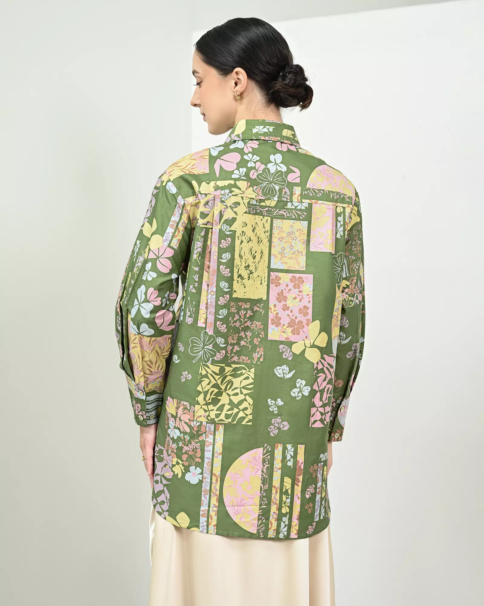 Geulis.id HARMONIA SHIRT - Green