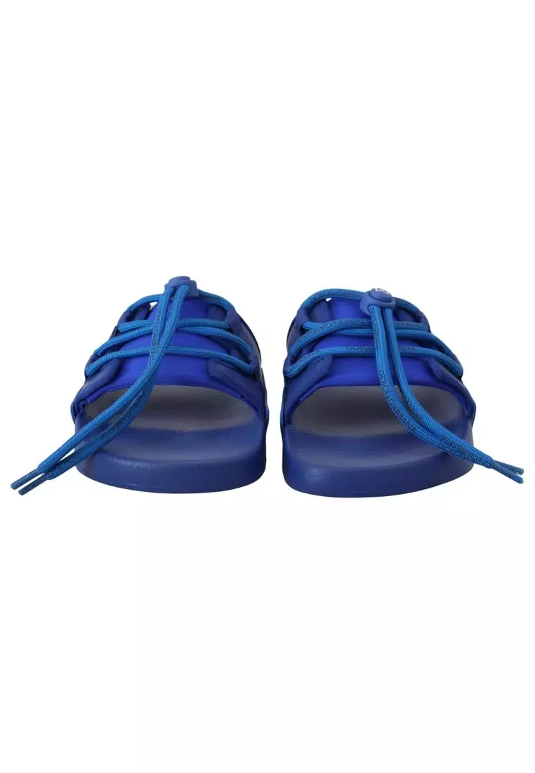 Buy Dolce Gabbana Dolce Gabbana Blue Stretch Rubber Sandals