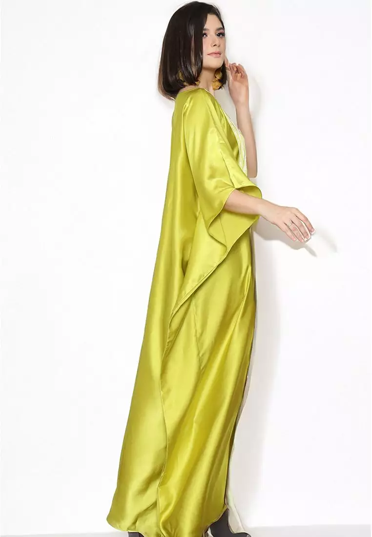 Kanzi Exclusive Long Sleeve Songket Kaftan