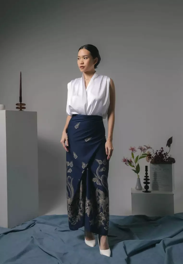 Rok serut batik safira