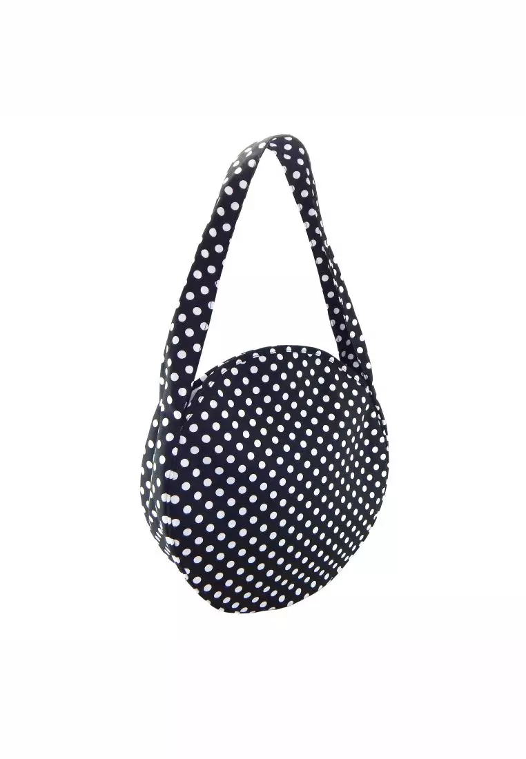 JODYAN Marui Polkadot Black Tote Bag