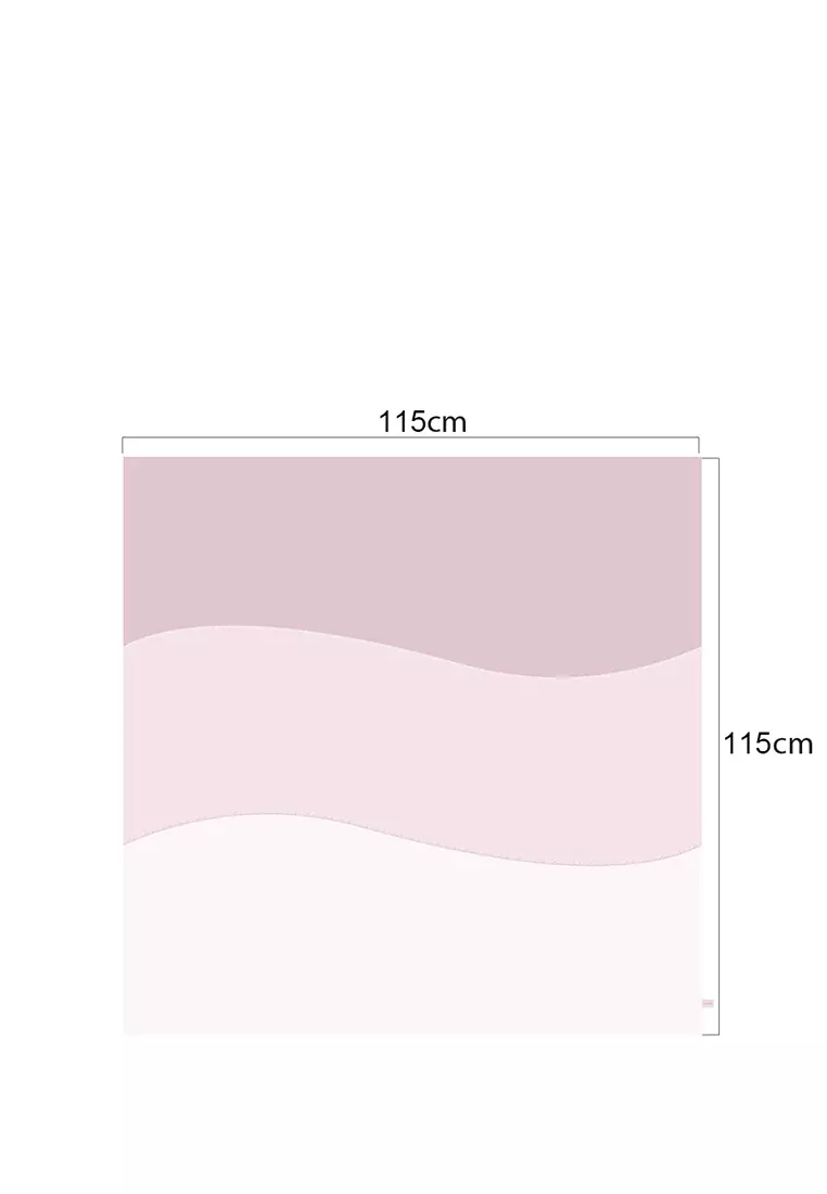 Light Pink CR Ocean Veil Scarf
