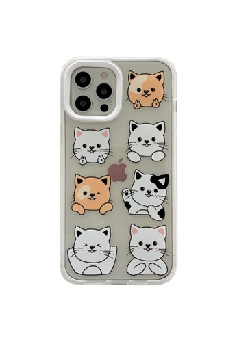Kings Collection white Cartoon Cat iPhone 11 Case (KCMCL2330) 86079AC8973E38GS_1