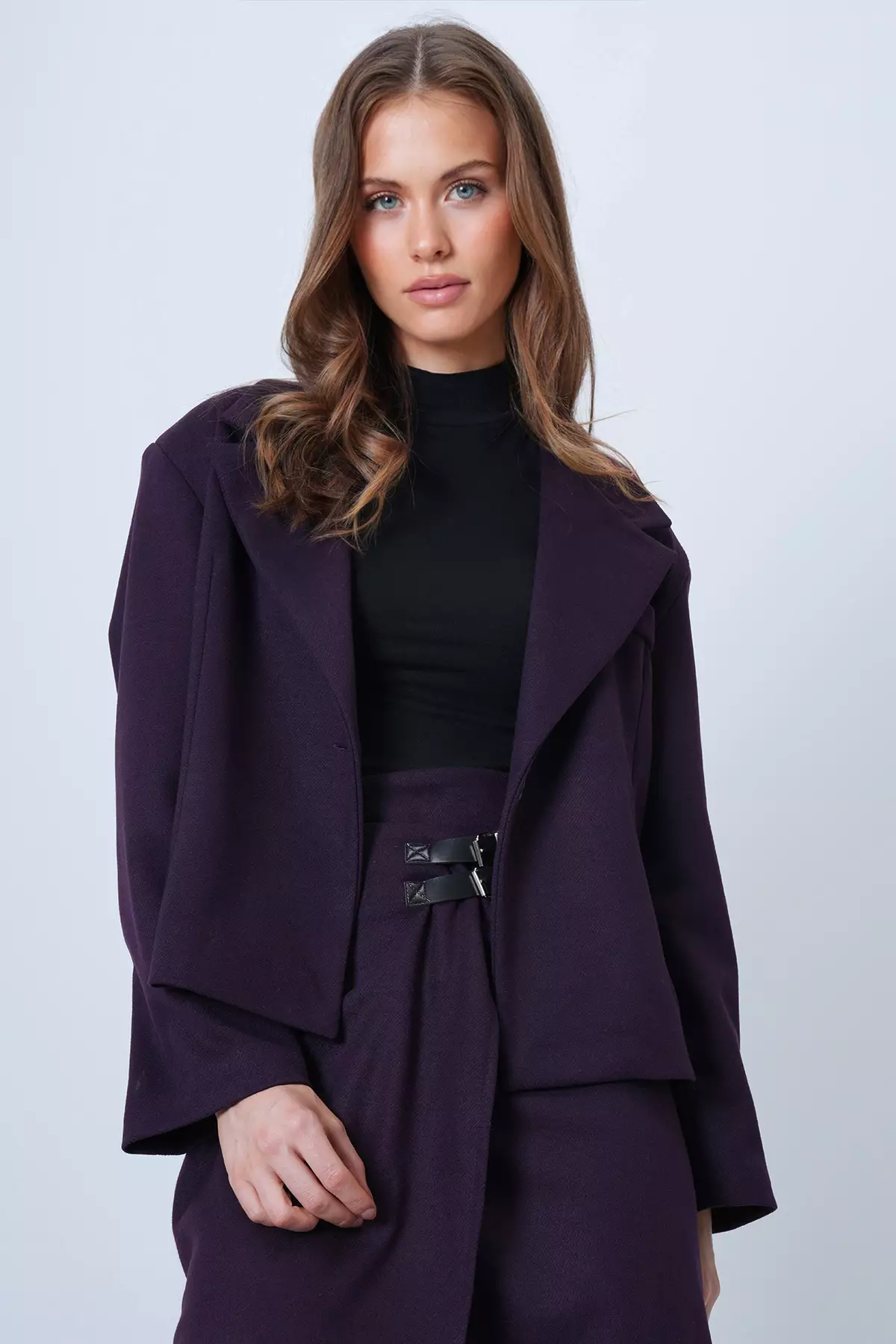 Women'S Plum Fleto Oversized Padded Jacket With Pockets And Lining Alc-X14556