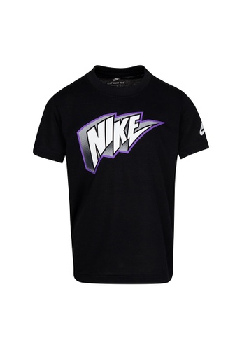 Nike black Nike Boy's Thunder Block Short Sleeves Tee (4 - 7 Years) - Black DEA66KA4D7ECC3GS_1