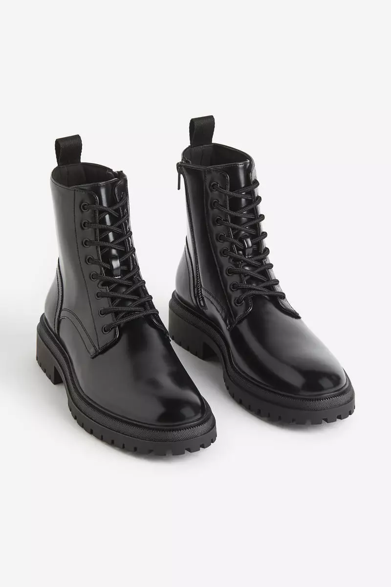 Buy H&M Laceup boots Online ZALORA Malaysia