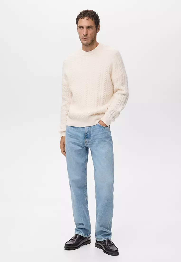 Braided Knitted Sweater