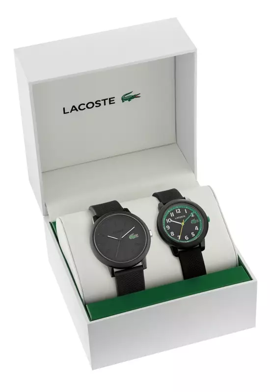 LACOSTE Father Son L.12.12 Giftset Men Kids Watch Combo 2070024