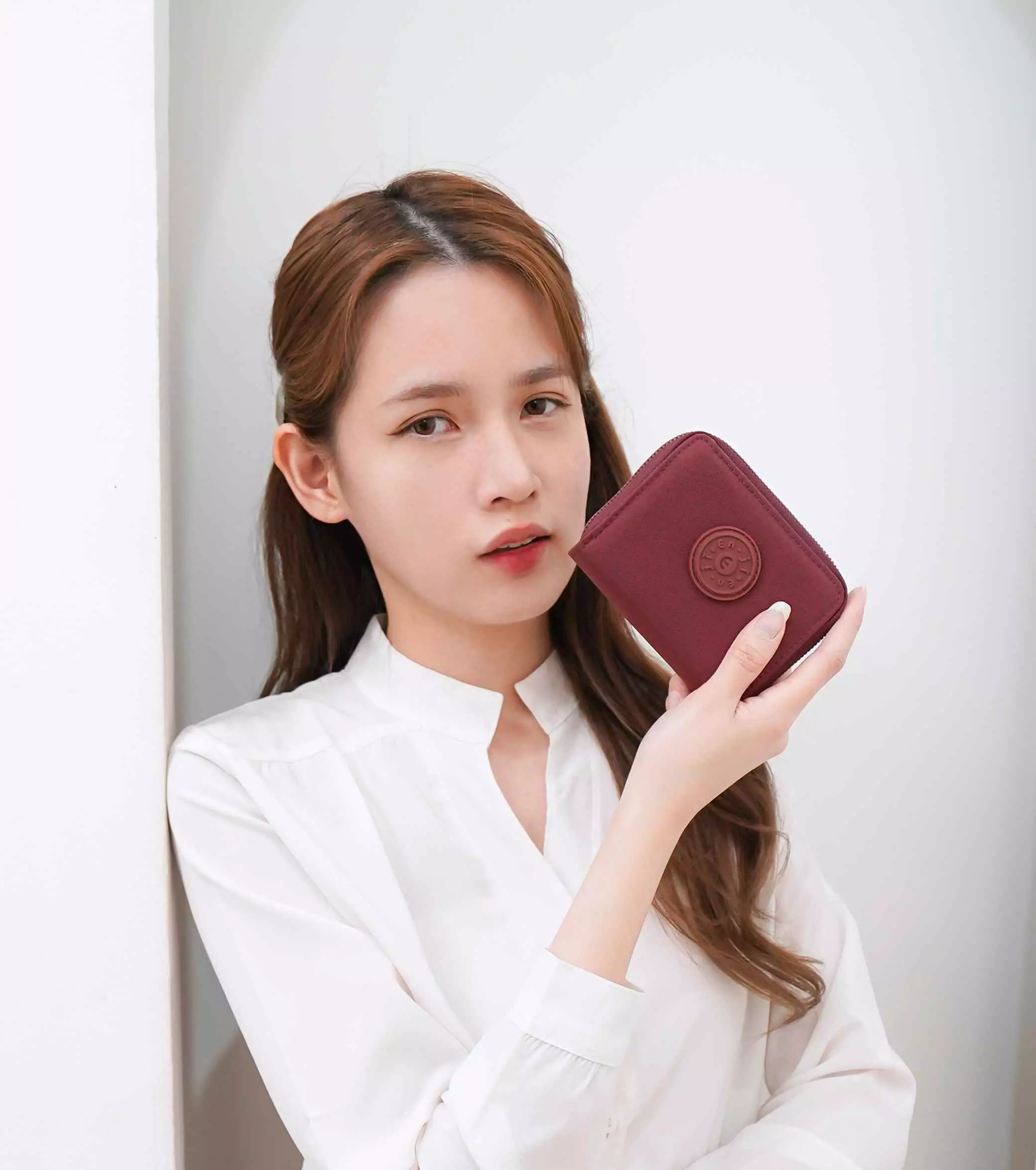 En-Ji Omi Wallet Wanita Warna Midnightblue