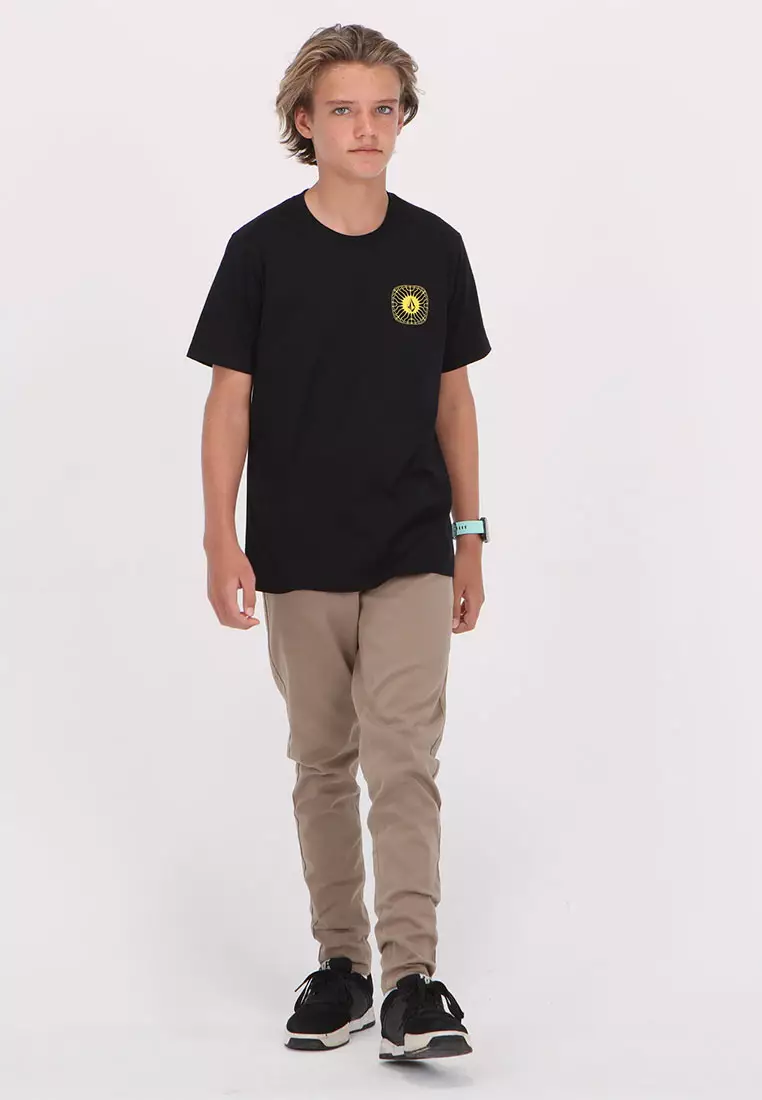 YRG FREQUENCY SHORT SLEEVE TEE BLACK