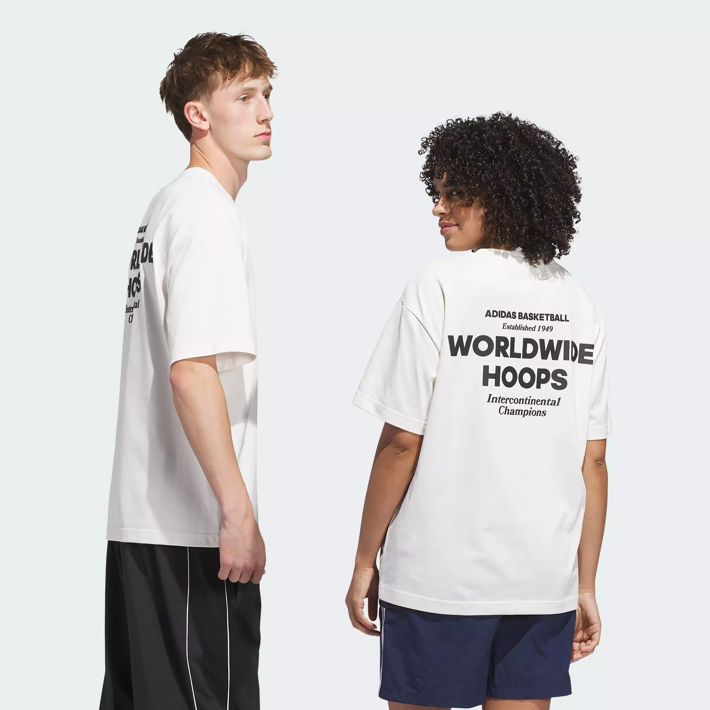 Basketball Worldwide Hoops GFX Tee Unisex White JW6648