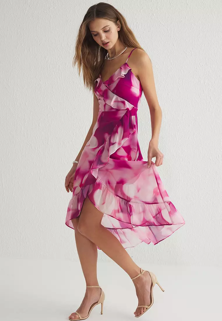 Waterfall Wrap Dress