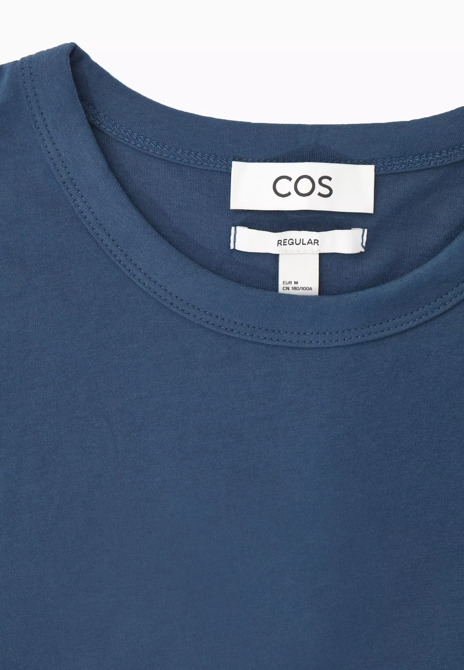 Buy COS Regular-fit Mid-weight Brushed T-shirt Online | ZALORA Malaysia