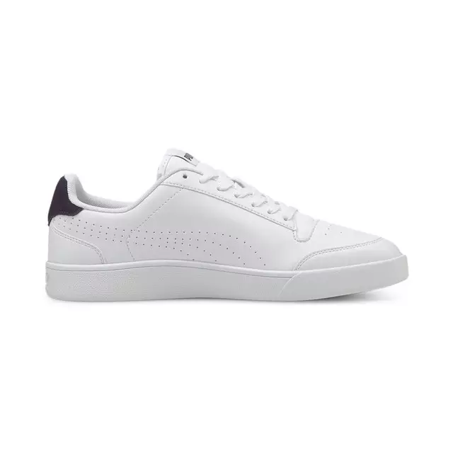 [NEW] PUMA Unisex Shuffle Perforated Sneakers (White)