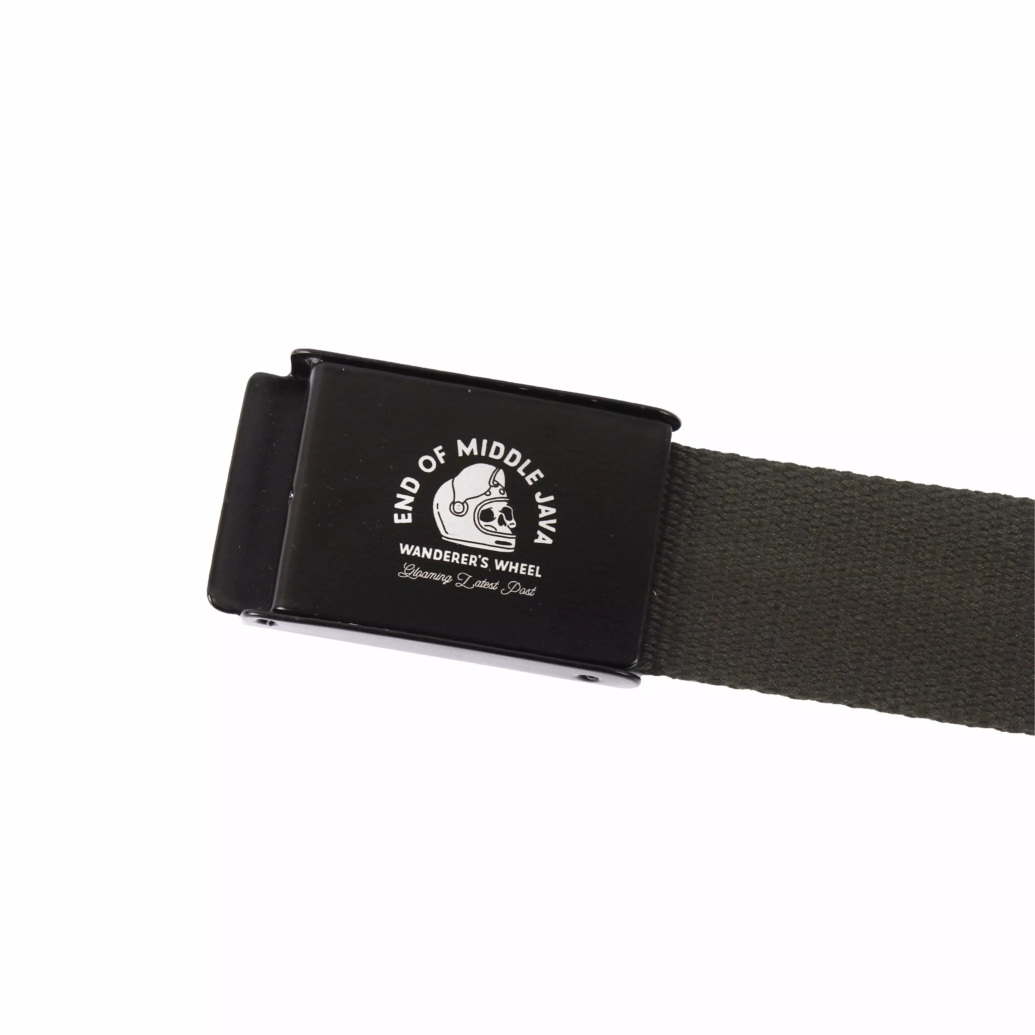 Gloaming Whell Green Ikat Pinggang Pria Kanvas Original Gloaming Belt