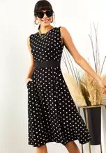 Black Polka Dot