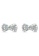 SO SEOUL silver Graceful Ribbon Bow Stud Earrings and Necklace Set 8A6E5AC84A1111GS_6