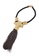 Jaysa Collection gold Champagne Gold Statement Necklace with Gunmetal Black Tassels JA875AC61XACSG_1
