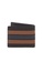 Coach black and brown Coach Slim Billfold 3003 Wallet With Varsity Stripes In Black Saddle 411A1AC2AD3D28GS_3