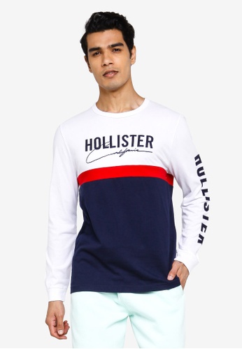 Buy Hollister Long Sleeve Tech T-Shirt