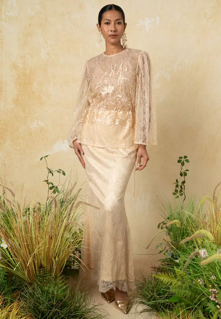 CHINTA KURUNG KEDAH SET WITH BELT