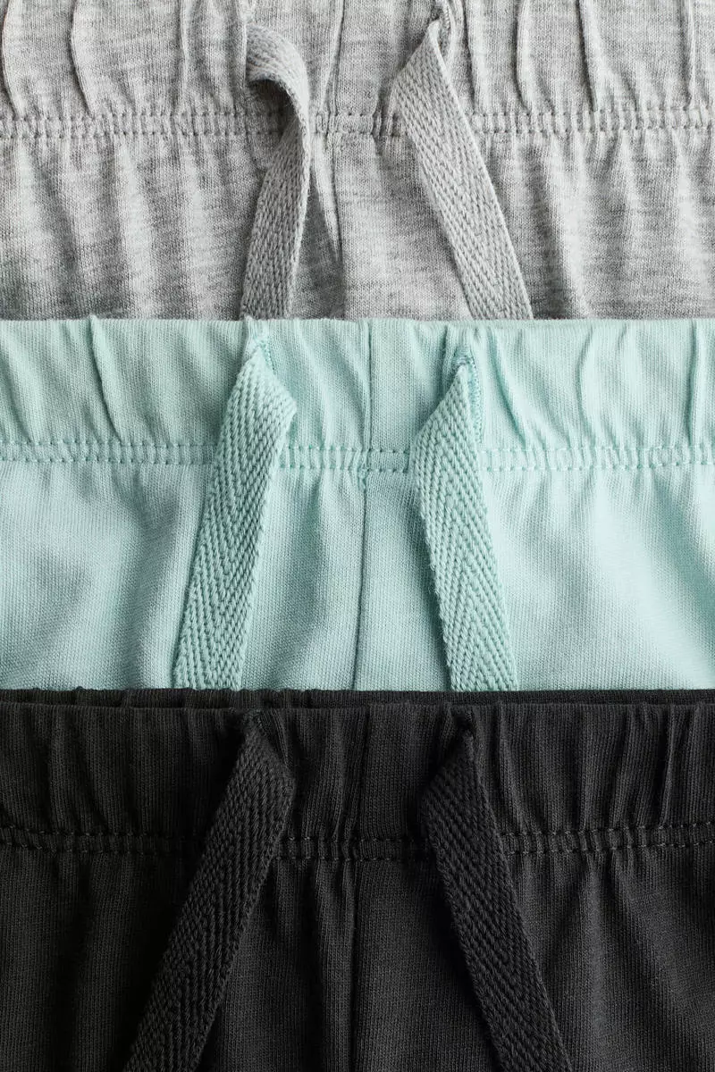 3-pack cotton jersey joggers