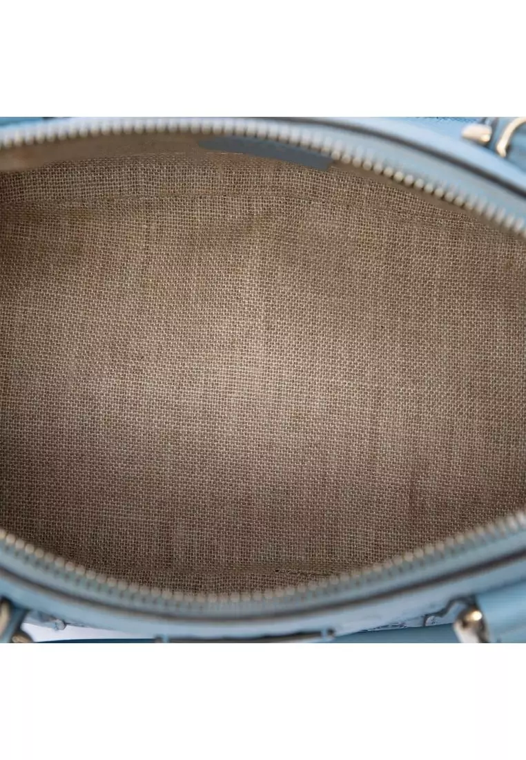 Pre-Loved Gucci Mini Microguccissima Dome Satchel