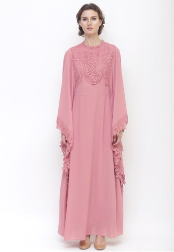 Venis Long Dress Pink