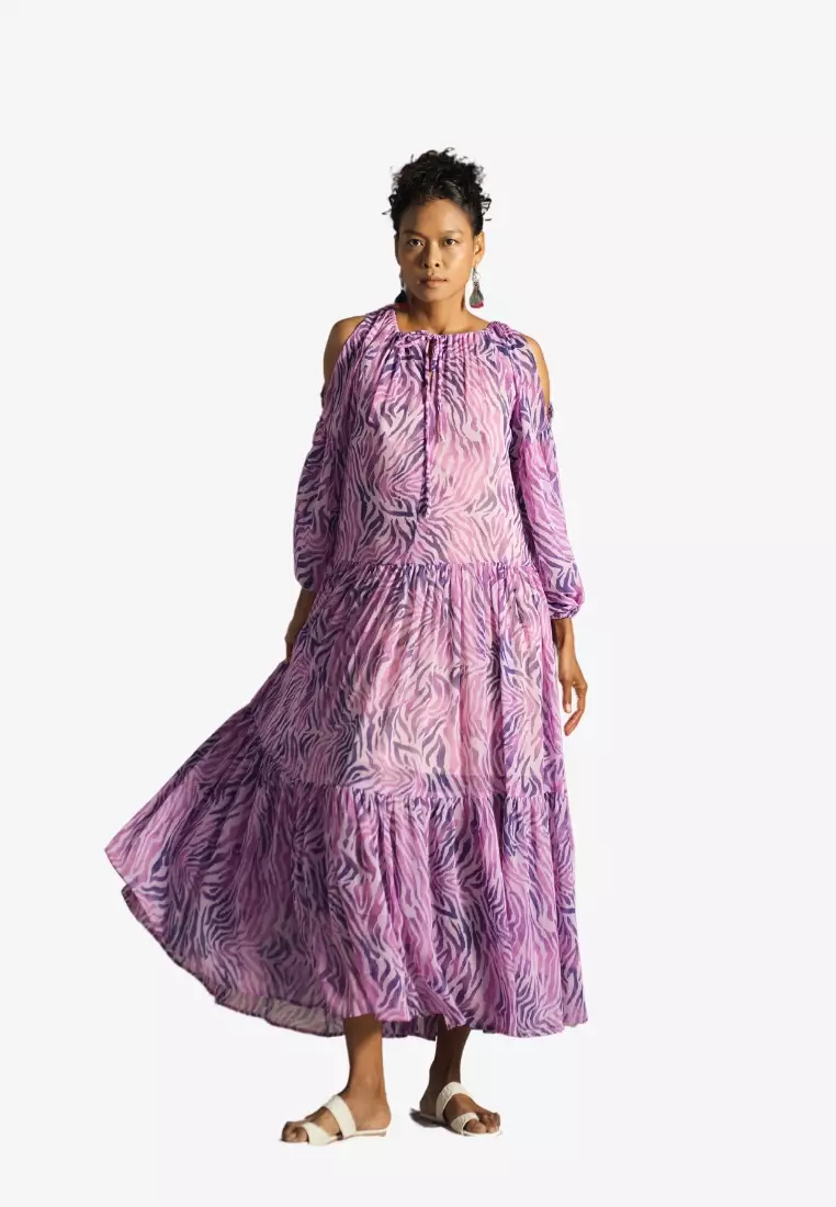Buy F2 Fashion and Freedom Summer Get Away Maxi Chiffon Dress