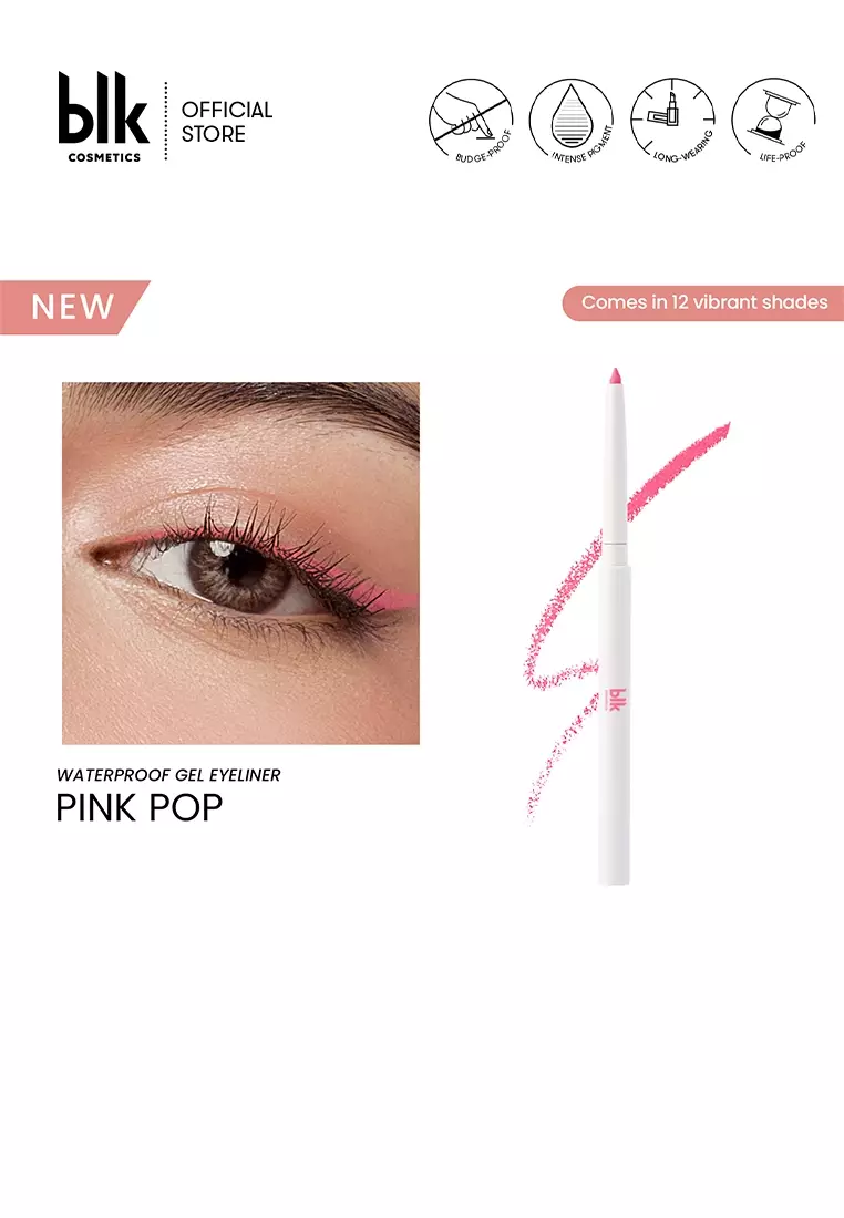 Discount on Blk Cosmetics  shoes - SKU: Blk Cosmetics Fresh Waterproof Gel Eyeliner - Pink Pop