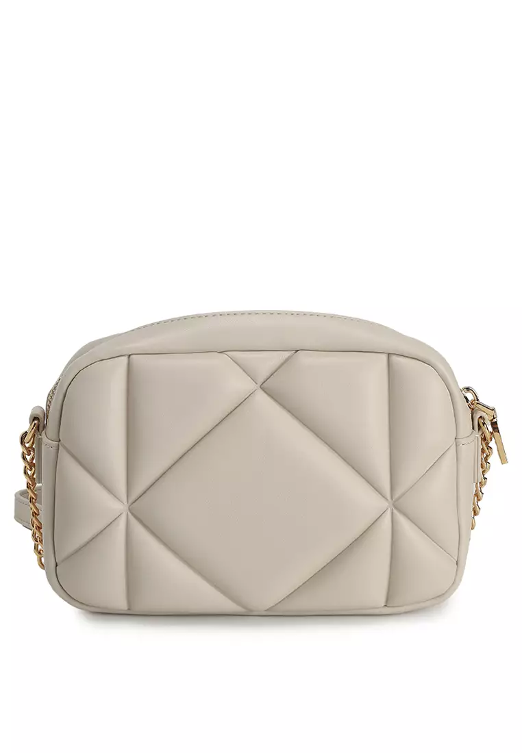 Embossed Quilted Crossbody Bag (nt)