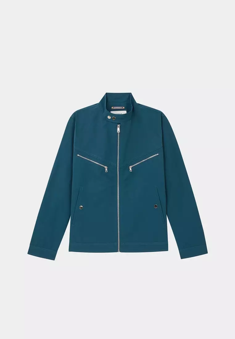 Turquoise Harrington Jacket