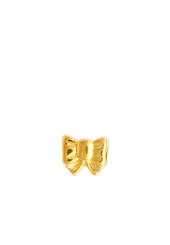 TOMEI gold [TOMEI Online Exclusive] Fairy Ribbon Charm, Yellow Gold 916 (TM-ABIT018-HG-1C) (0.66G) B4DFBACEC257C0GS_1