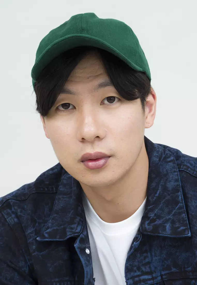 Topi Casual Polos Sport Besi Baseball Cap Tumblr Hat Hijau