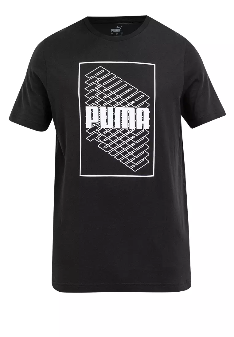 Buy PUMA Puma Wording Graphic Tee 2025 Online | ZALORA Philippines