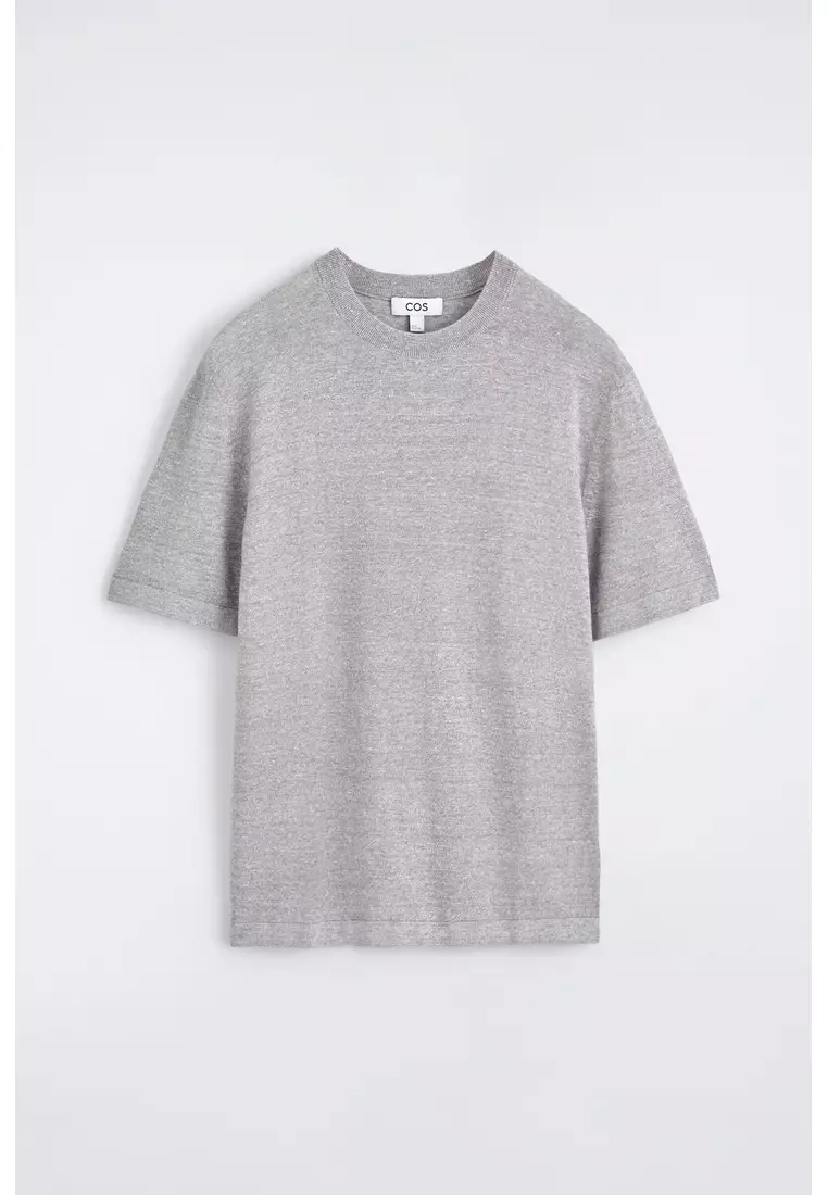 KNITTED LINEN T-SHIRT