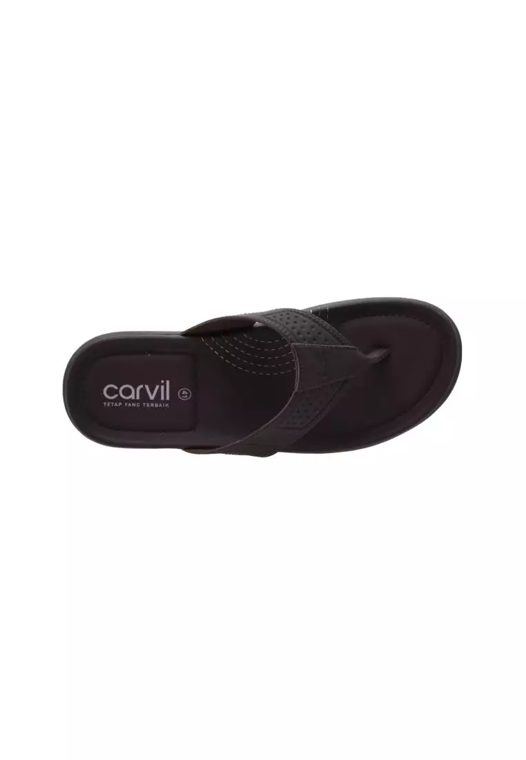 Carvil Sandal Pria Kevin 01-M Dark Brown