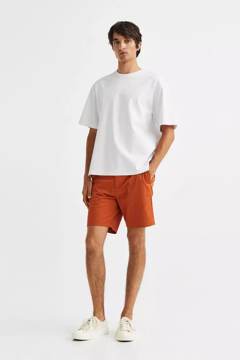 Jual H M Regular Fit Chino shorts Original 2024 ZALORA Indonesia